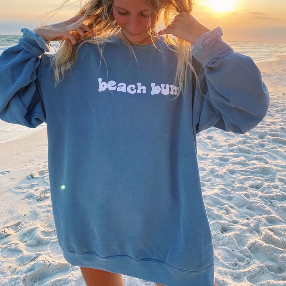beach bum sweatshirt